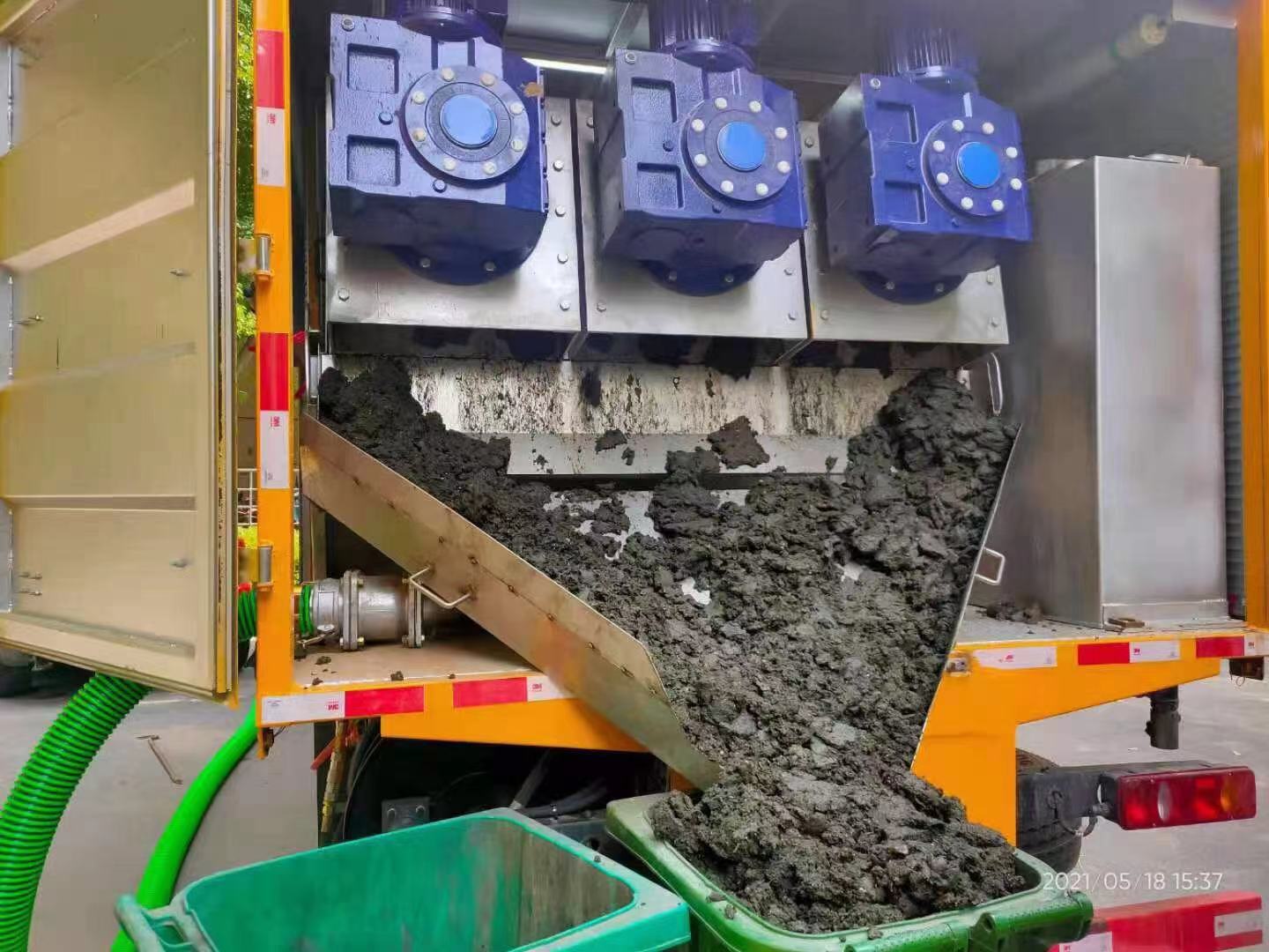 永年化粪池清掏城市维护站-泥浆净化干湿分离处理